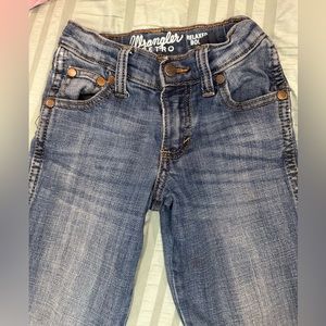 Wranglers bootcut faded jeans, boys size 6 gently worn